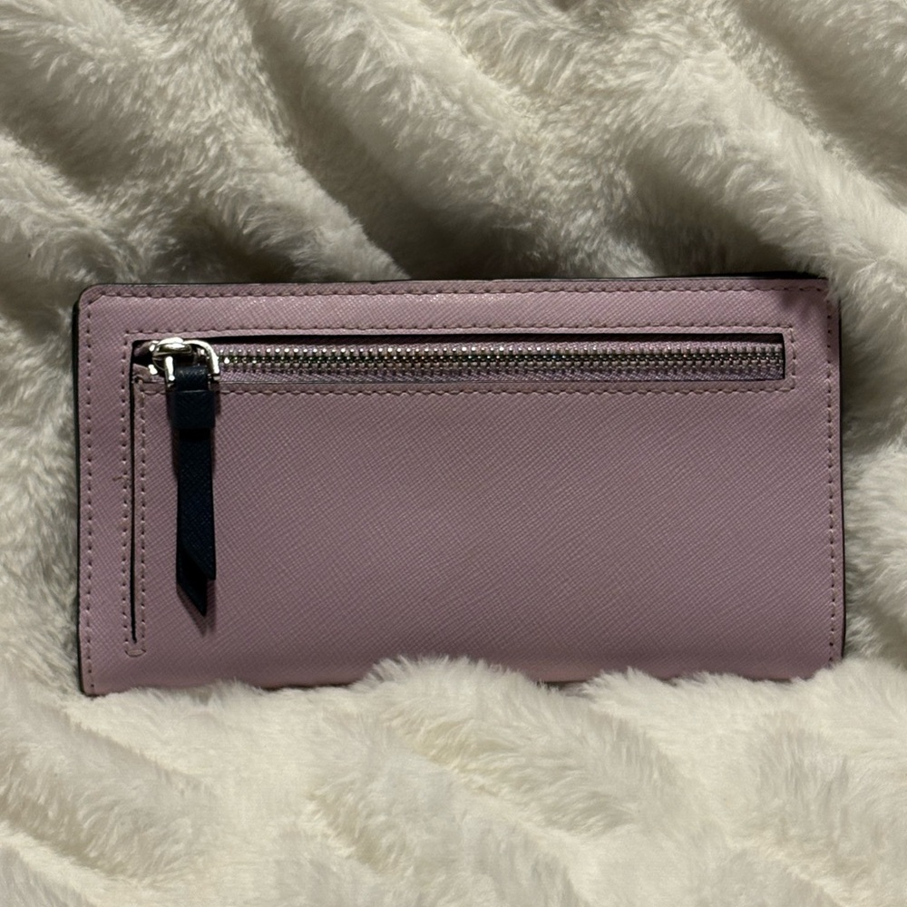 Kate Spade Blue and Lavender Wallet - Picture 3 of 6